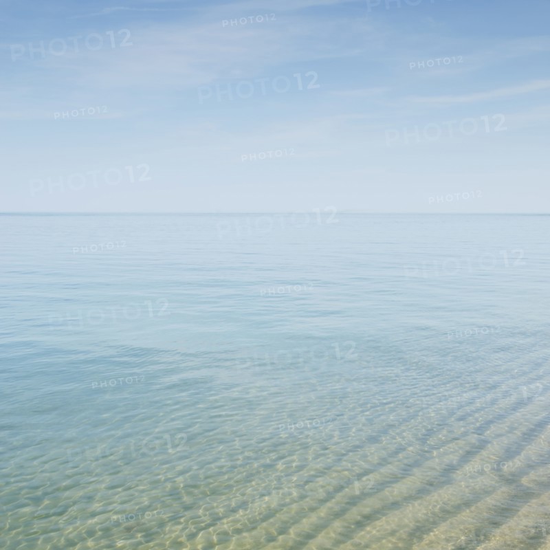 Seascape with transparent water at Cape Cod