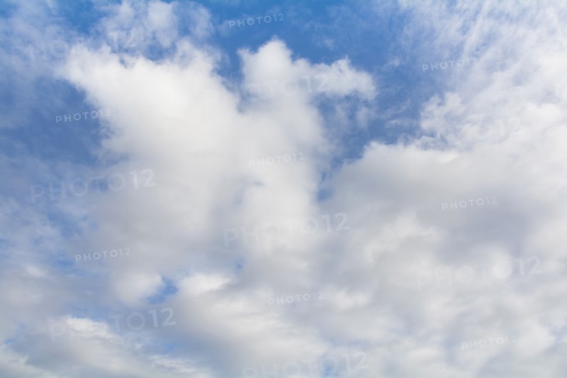 Cumulus clouds in sky