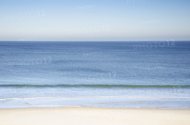 Tranquil seascape with Nauset Beach at Cape Cod