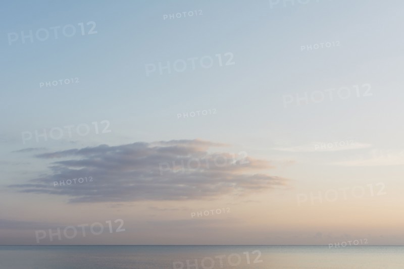 Sunrise sky over ocean