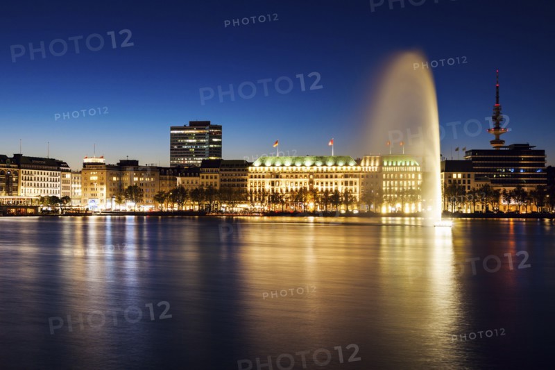 Architecutre by Binnenalster in Hamburg Hamburg, Germany