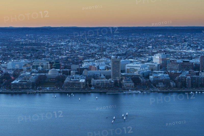 Cityscape at dusk