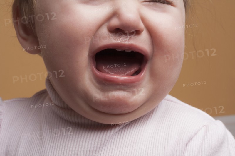 Baby girl crying