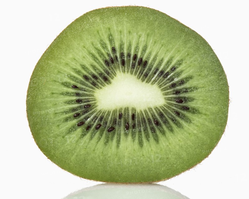 Cross section of kiwi