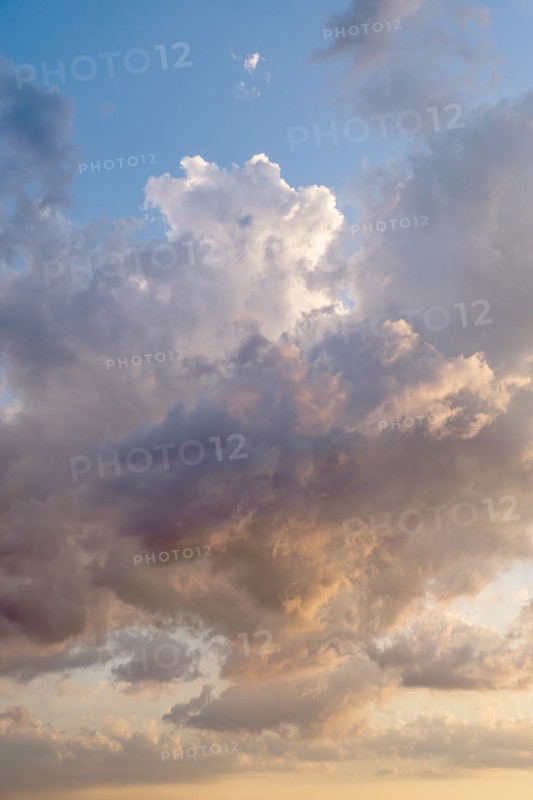 Dramatic cloudscape at sunset.