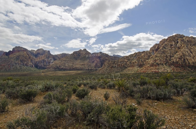Nevada, Red Rock Canyon, Landscape with rock mountains