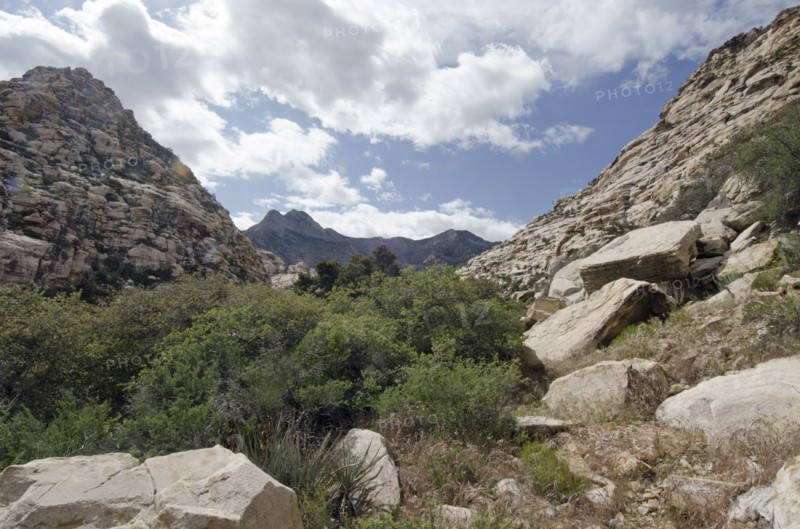 Nevada, Red Rock Canyon, Landscape with rock mountains