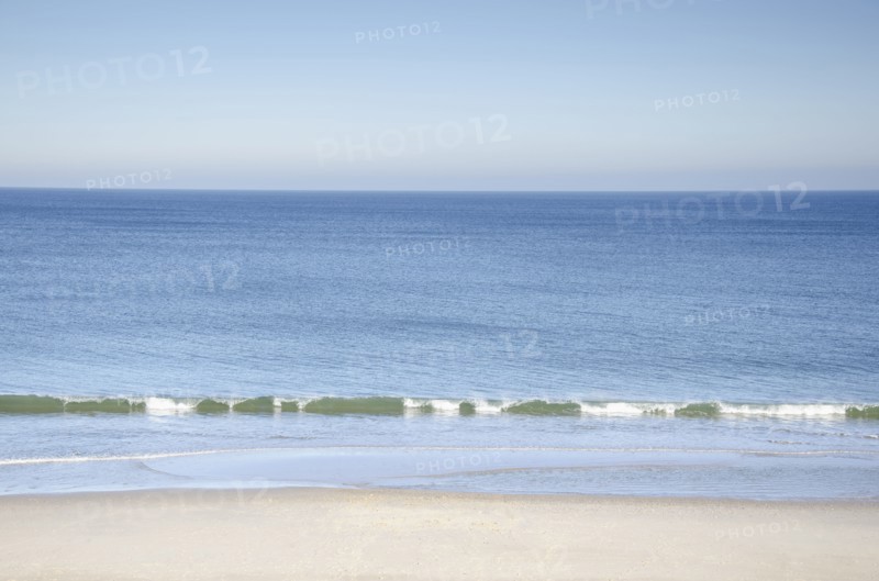 Massachusetts, Orleans, Nauset Beach and sea