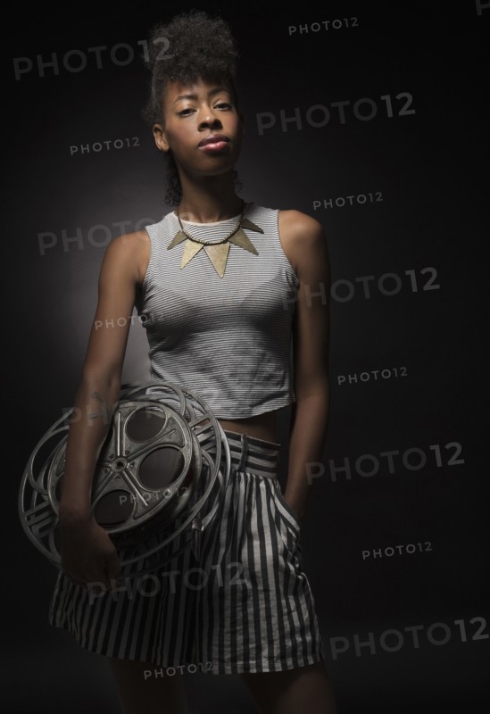 Portrait of fashion model.