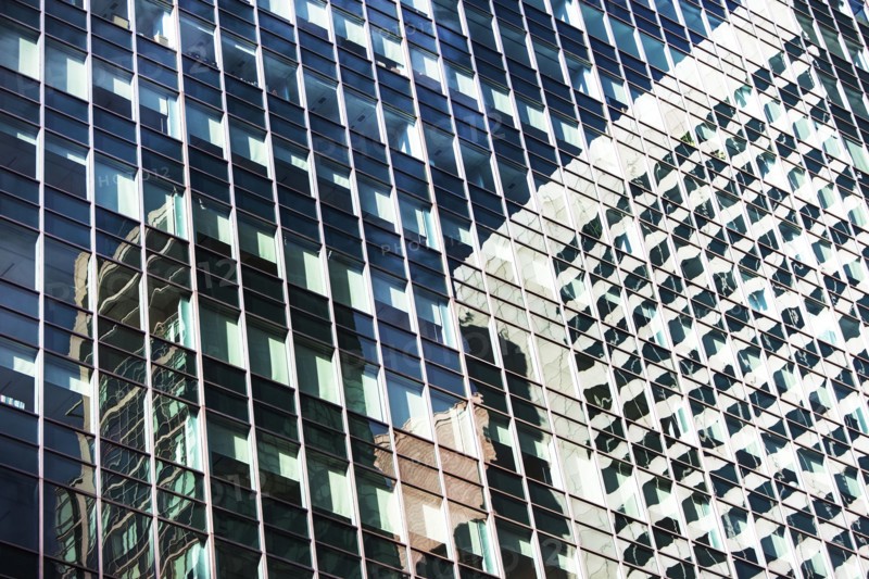 USA, New York State, New York City, Manhattan, Facade of office building