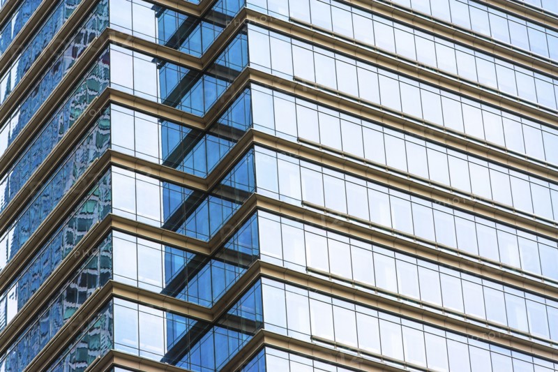 USA, New York State, New York City, Manhattan, Facade of office building