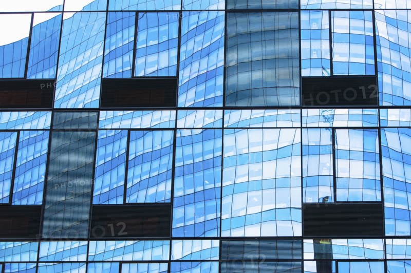 USA, New York State, New York City, Manhattan, Facade of office building