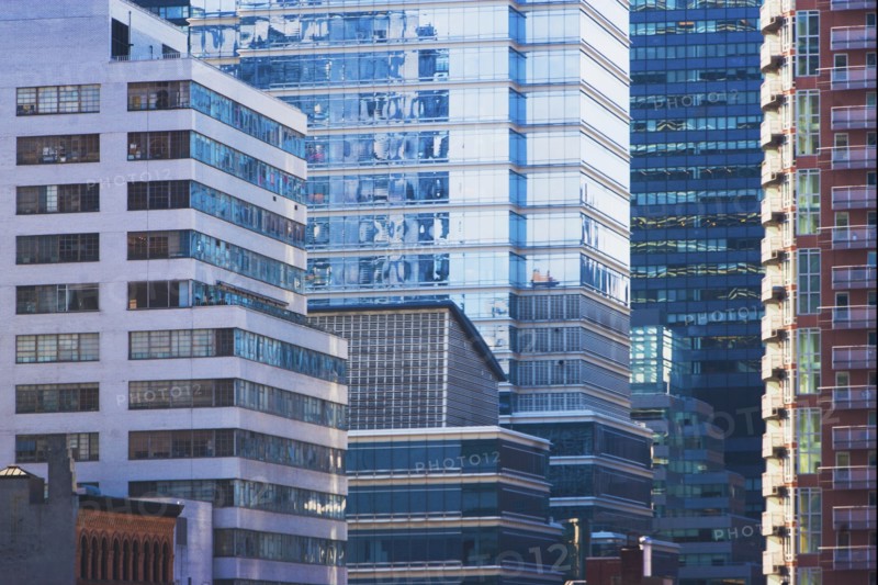 USA, New York State, New York City, Manhattan, Office buildings