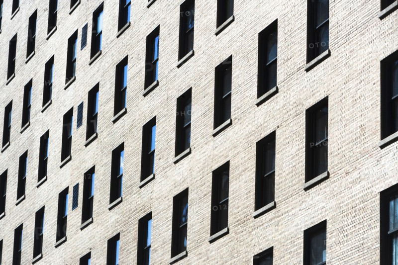 USA, New York State, New York City, Manhattan, Facade of office building