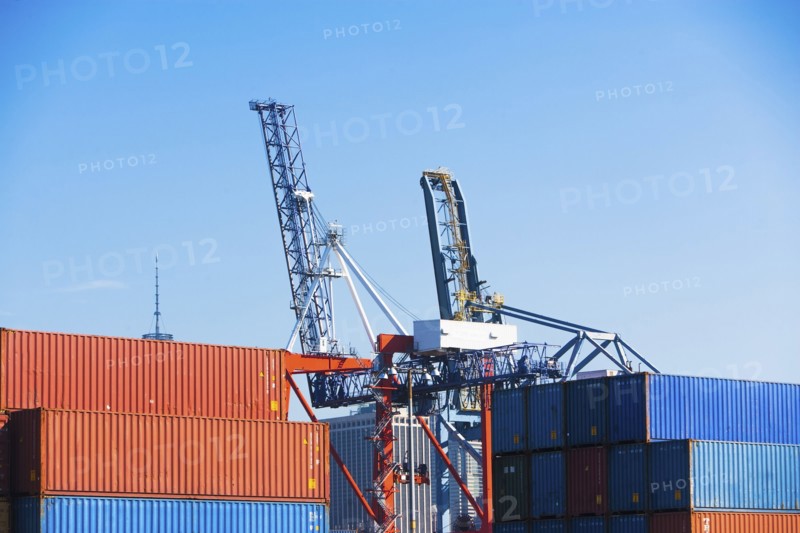 Commercial dock and container cranes