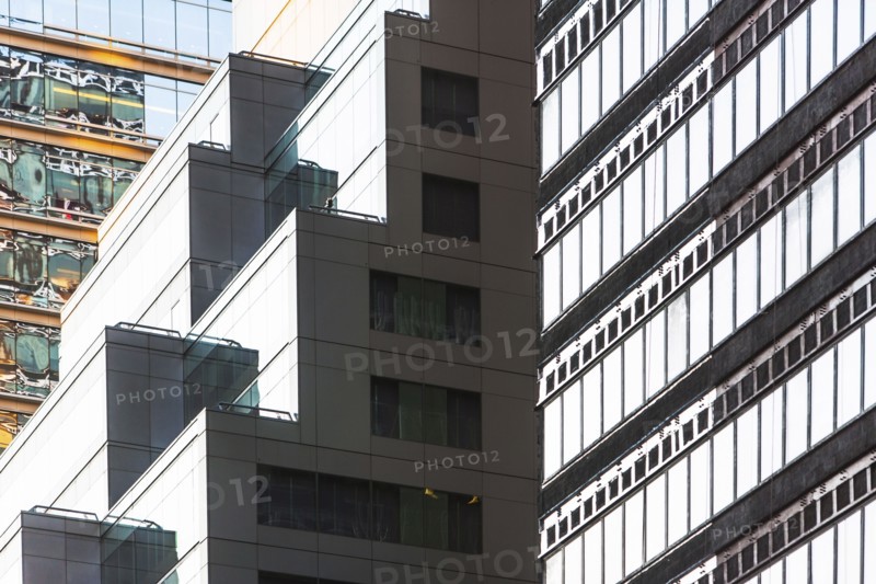USA, New York State, New York City, Manhattan, Facade of modern building