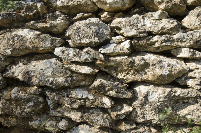 Rough texture of stone wall