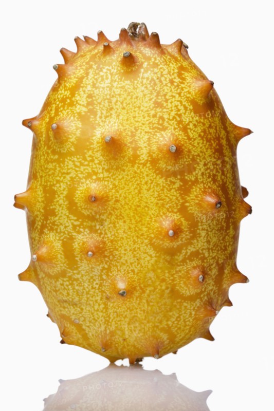 Dragonfruit against white background