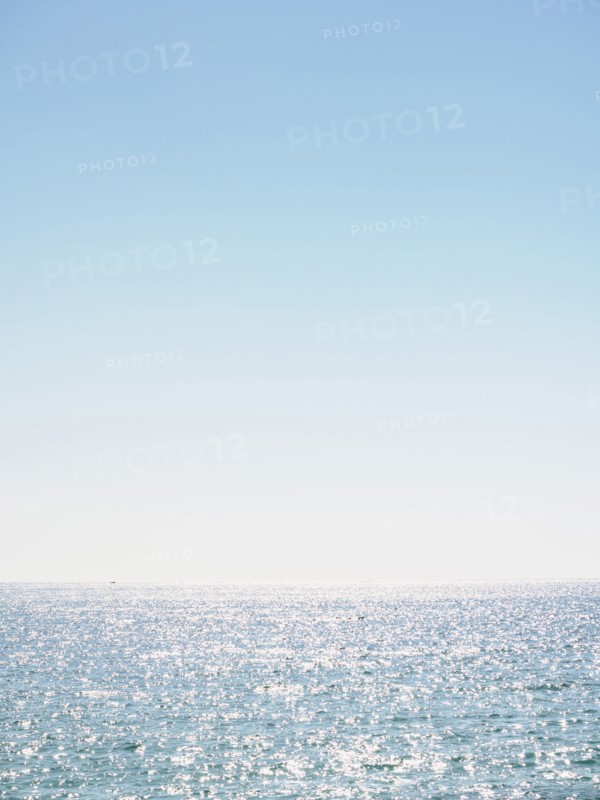 Clear sky above ocean