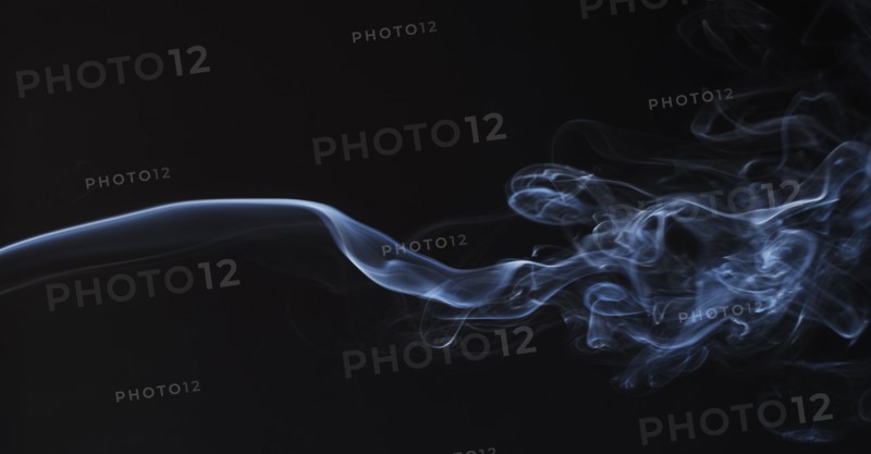 Smoke on black background.