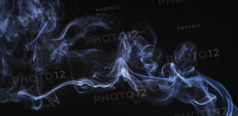 Smoke on black background.