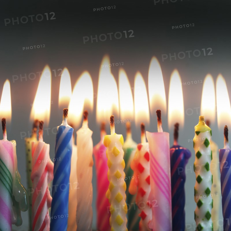 Colorful candles.