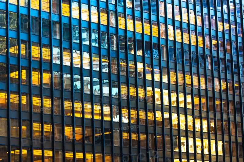 USA, New York, Skyscraper in big city