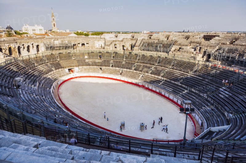 France, Occitanie, Nimes, Arena of Nimes