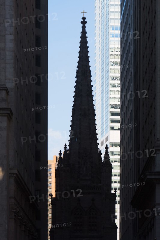 USA, New York State, New York City, Trinity church