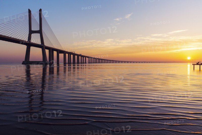 Portugal, Lisbon, Vasco da Gama Bridge