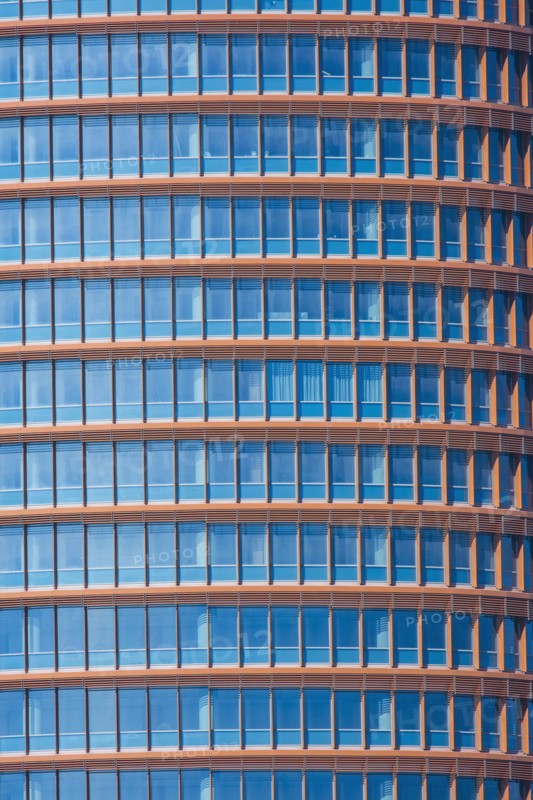 Spain, Seville, Triana, Facade of modern office building