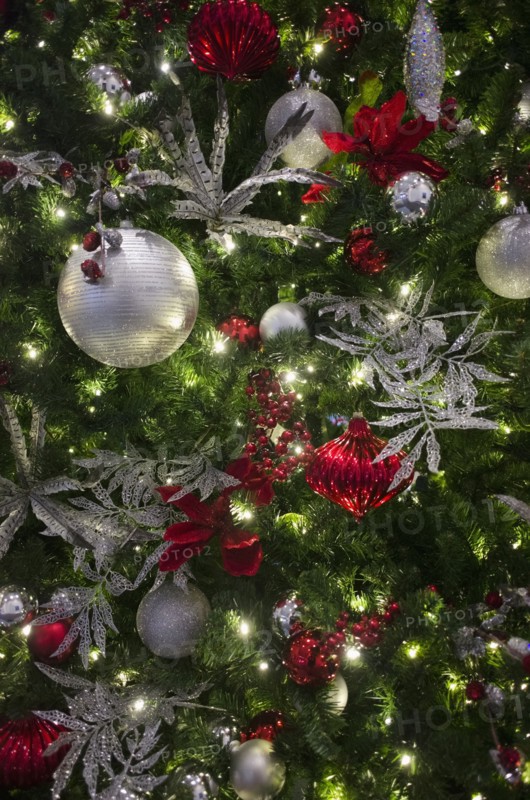 Colorful Christmas tree