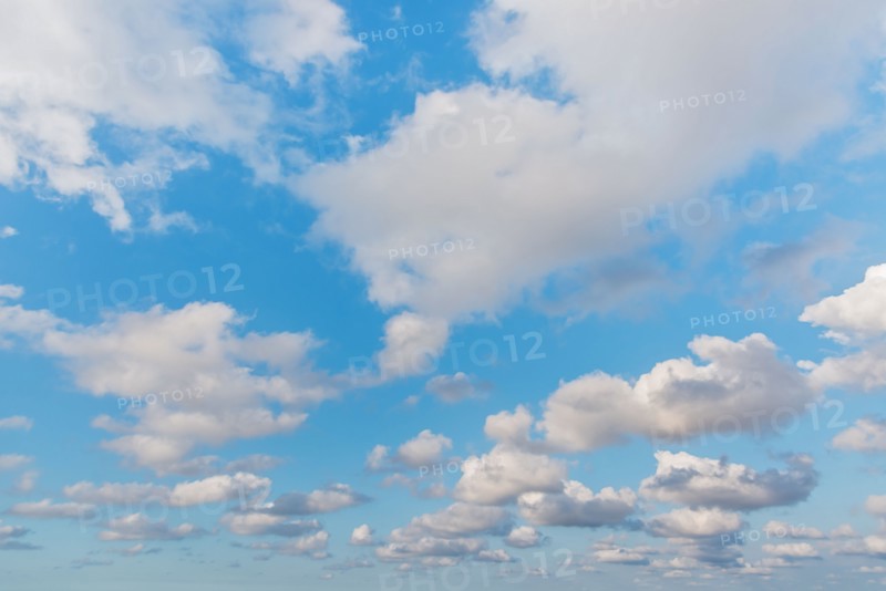 Blue sky with white clouds