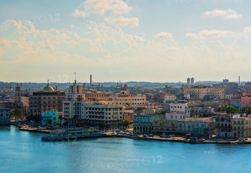 Cuba, Havana, Aerial view of cityscape