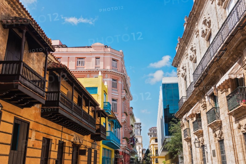 Cuba, Havana, Town houses