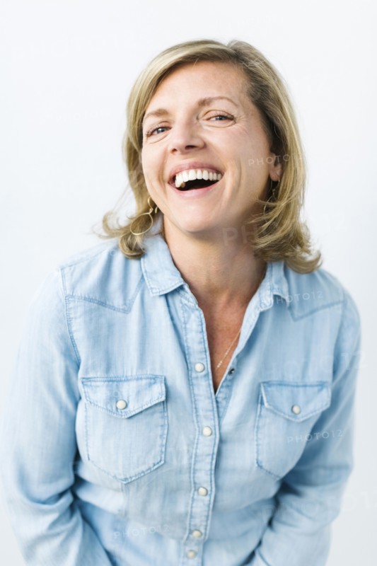 Portrait of laughing woman