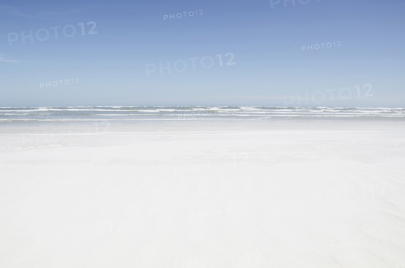 Empty sandy beach