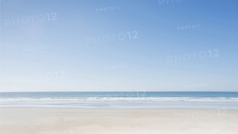 Empty beach at Surf City