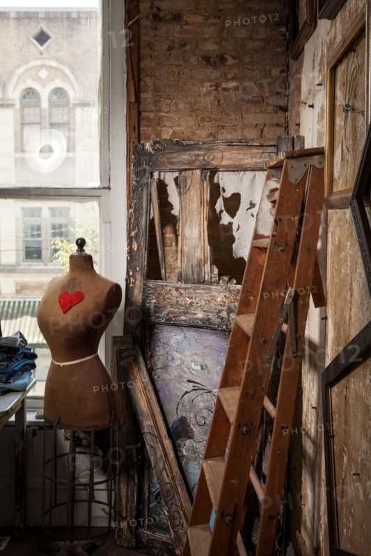 Vintage art studio