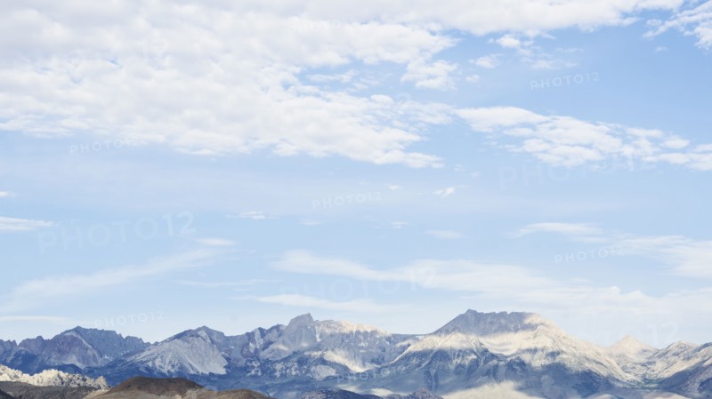 USA, California, Bishop, Mountain landscape