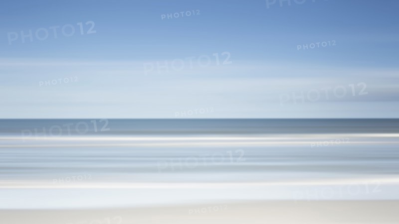 Blue sky above sea