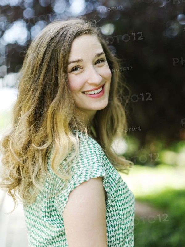 Portrait of smiling woman