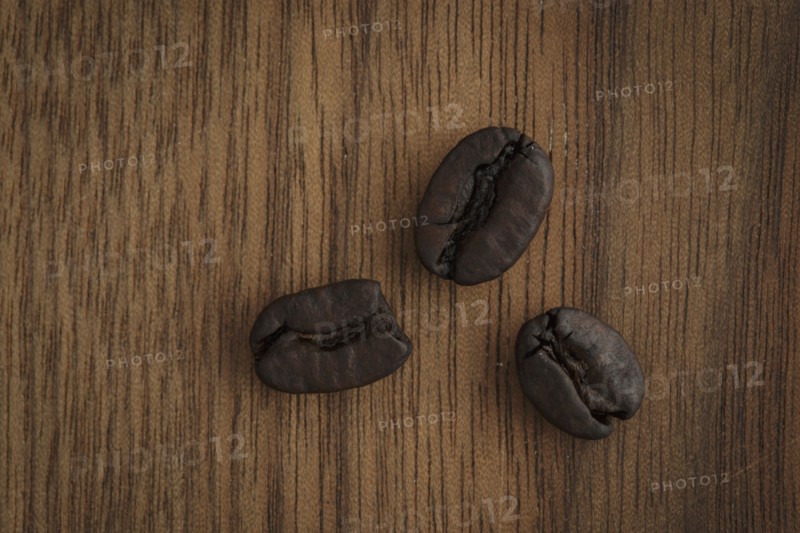 Coffee beans on table