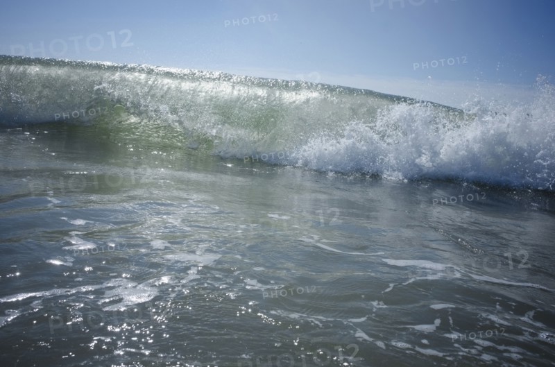 Waves on sunny day