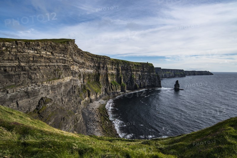 Ireland, Clare County, Landscape of Cliffs of Moher