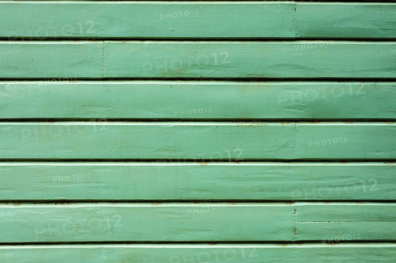 Green wooden board