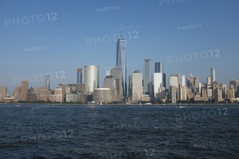 USA, New York State, New York City, Clear sky above Manhattan