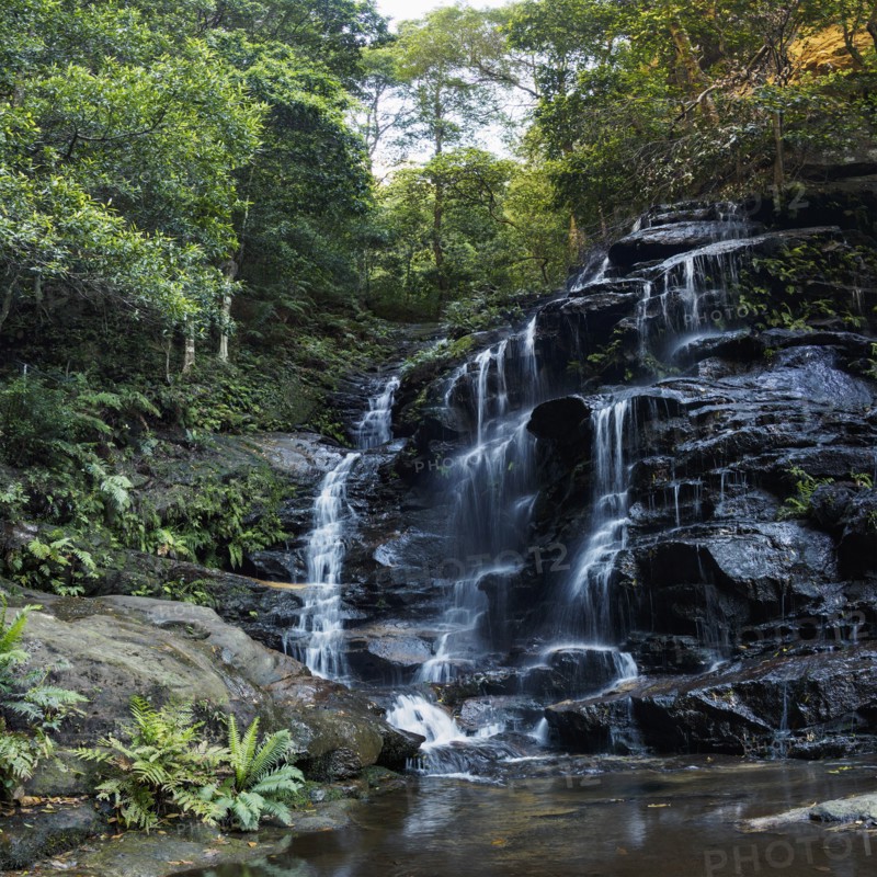Australia, New South Wales, Waterfall called Wentworth Falls