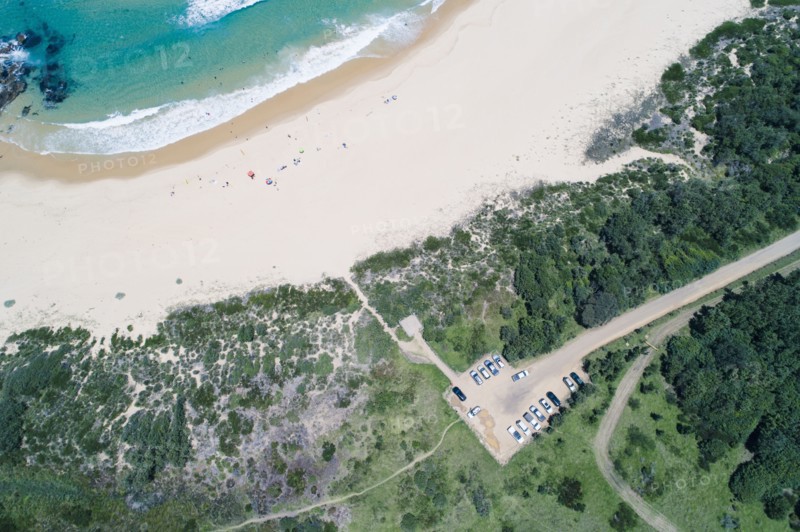 Australia, New South Wales, Bermagui, Landscape with beach