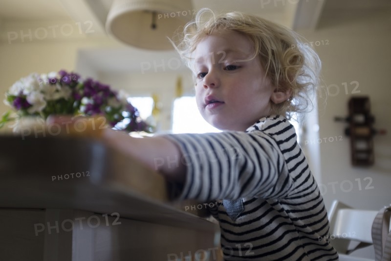 Boy at table